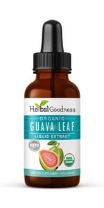 Herbal Papaya Organic Guava Leaf Extract - 1 Fl Oz - image 2