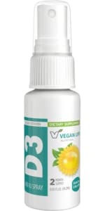 Vegan Life Nutrition Vitamin D3 5000 IU Spray - 0.81 oz