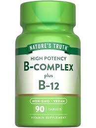 Nature's Truth High Potency B-Complex Plus B-12 Tablets - 180 Count