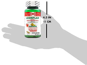 Leonflax 100% Canadian Flax Seed Digestive Health - 60 Capsules - image 3