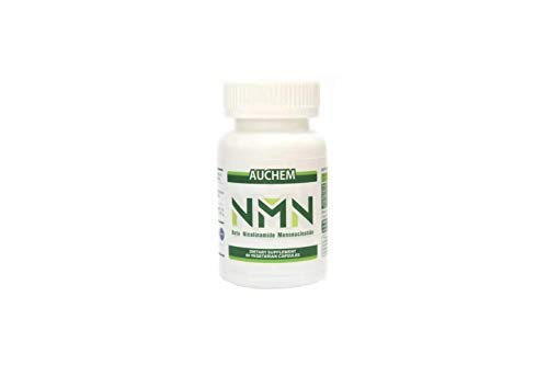 Auchem NMN Beta-Nicotinamide Mononucleotide 3000 - 60 Vegetarian Capsules