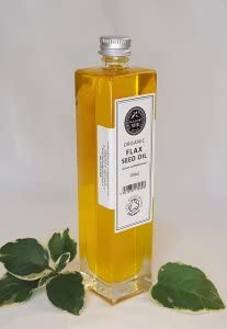 NHR Organic Oils Organic Flax Seed/Linseed Oil (Linum usitatissimum) (250ml) by NHR