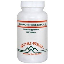 Nutri-West Homocysteine Redux Cardiovascular Support - 180 Tablets