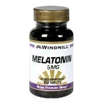 Windmill Melatonin 5 mg Tablets - 120 Count (2 Pack)