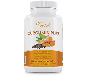 DELA Curcumin Plus with Black Pepper - 60 Capsules