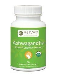 R-U VED Ashwagandha 500mg Capsules - 60 Count