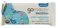 GoMacro Organic Macrobar Peanut Protein - 12 Bars