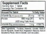 Dialyvite Vitamin B12 1000 mcg Methylcobalamin Chewable - 60 Wafers - image 2