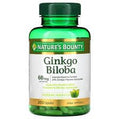 Nature's Bounty Ginkgo Biloba 60mg Capsules - 200 Count