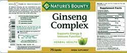 Nature's Bounty Ginseng Complex Plus Royal Jelly - 675 Capsules - image 3