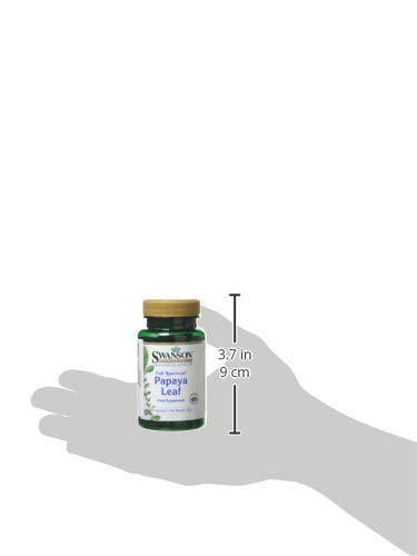Swanson Full Spectrum Papaya Leaf 400 mg - 60 Capsules - image 4