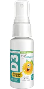 Vegan Life Nutrition Vitamin D3 Spray for Kids - 0.65 Fl Oz