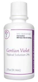 PodiaTree Gentian Violet 2% Topical Antiseptic Solution - 2 Fl Oz