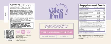 GleeFull Supps Over 30 Hormone Support for Women - 60 Capsules - image 8