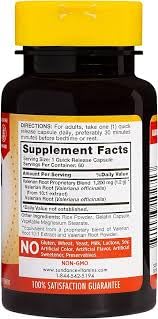 Sundance Vitamins Valerian Root 1200 mg - 180 Capsules - image 8