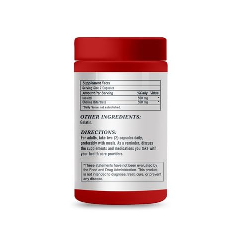 Esmond Natural PCW Inositol Plus Choline Bitartrate - 60 Capsules - image 3