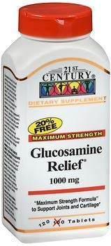 21st Century Glucosamine Relief 1000 mg - 360 Tablets