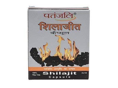 Patanjali Shilajit Supplement - 80 Capsules