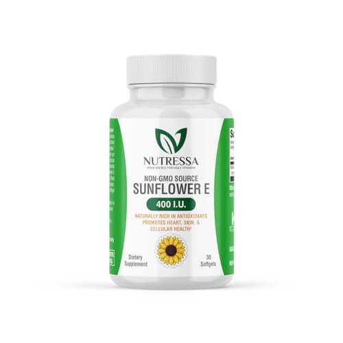 Nutressa Non-GMO Sunflower E 400 IU - 30 Softgels - image 2