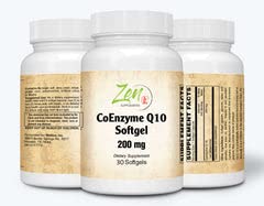 Zen Supplements CoEnzyme Q10 200mg - 30 Softgels - image 2