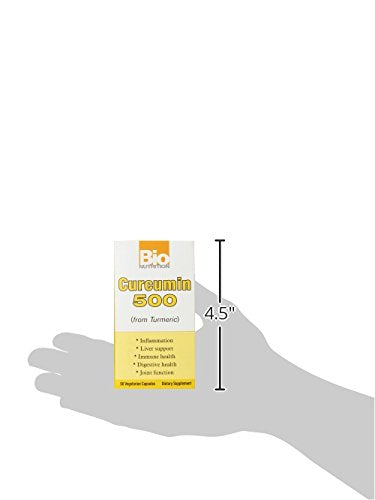 Bio Nutrition Curcumin 500 Vegetarian Capsules - 50 Count - image 4
