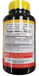 Sundance Vitamins Saw Palmetto 1200 mg - 2 Softgels - image 5