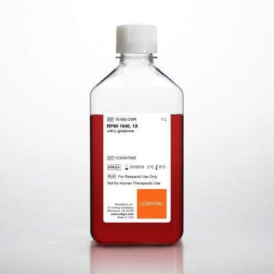 Corning RPMI 1640 Media with L-Glutamine - 6 x 500 mL