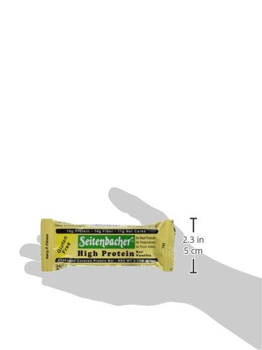 Seitenbacher Chocolate Covered Protein Bar Vanilla - 12 Pack - image 3