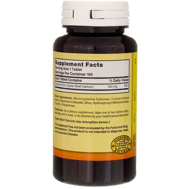 Nature's Blend Oyster Shell Calcium 500 mg - 200 Tablets - image 6