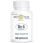 Bio-Tech Pharmacal D3-5 Vitamin D3 5000 IU - 250 Capsules