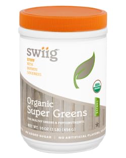 swiig Organic Super Greens Powder - 90 Servings