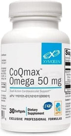 XYMOGEN CoQmax Omega 50 mg Cardiovascular Support - 30 Softgels