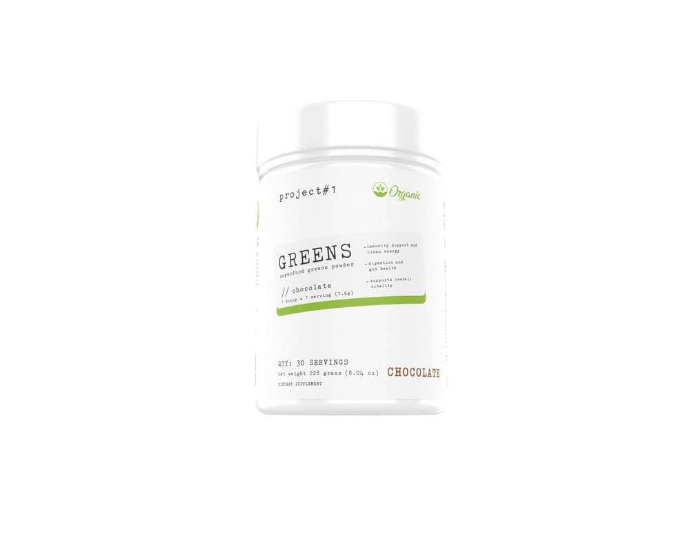 Project #1 Vital Greens Superfood Powder for Energy & Digestion - 30 Servings