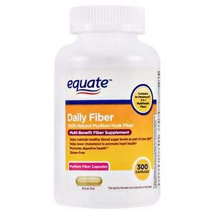 Equate Daily Fiber Natural Psyllium Husk Fiber - 600 Capsules