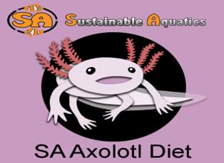S A Sustainable Aquatics Axolotl Diet Pellets - 4 oz - image 2