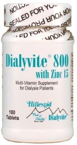 Dialyvite 800 with Zinc 15 mg Dialysis Support - 180 Tablets - image 2