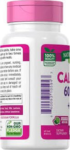 Nature's Truth Calcium 600 mg + D3 - image 2