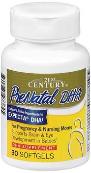 21st Century PreNatal DHA Softgels - 90 Softgels