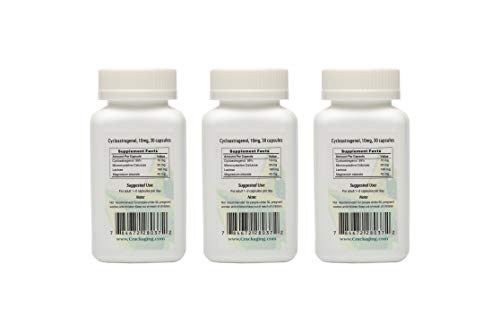 Crackaging Cycloastragenol 98% Cellular Vitality Supplement - 90 Capsules - image 5