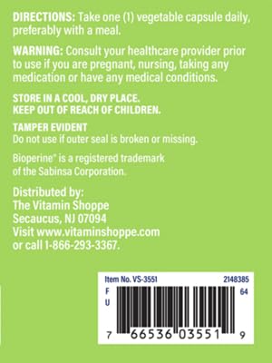 The Vitamin Shoppe Triple Strength Turmeric 900mg - 240 Capsules - image 3