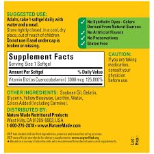 Nature Made Vitamin B-12 3000 Mcg Softgels - 180 Count - image 7