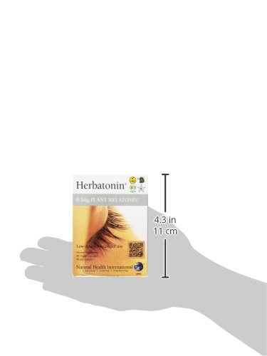 Herbatonin Plant-Based Melatonin 0.3 mg Sleep Support - 90 Capsules - image 8