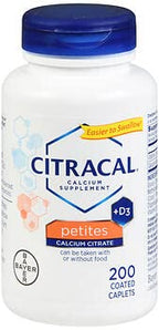 Citracal Petites Calcium Citrate with Vitamin D3 - 800 Tablets
