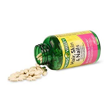 Spring Valley Hair, Skin & Nails Caplets - 240 Count - image 2