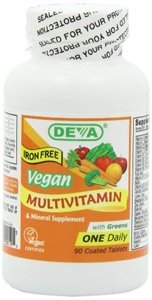 Deva Nutrition Vegan Multivitamin Without Iron - 270 Tablets