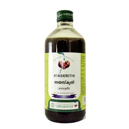 VAIDYARATNAM Ayaskrithi Ayurvedic Syrup - 450 ml