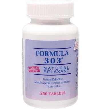 Dee Cee Labs Formula 303 Maximum Strength Relaxant Tablets - 250 Tablets