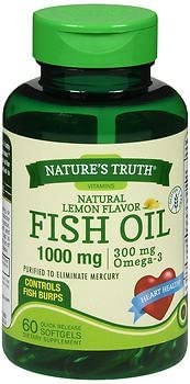 Nature's Truth Fish Oil 1000 mg - 120 Softgels (Pack of 2)