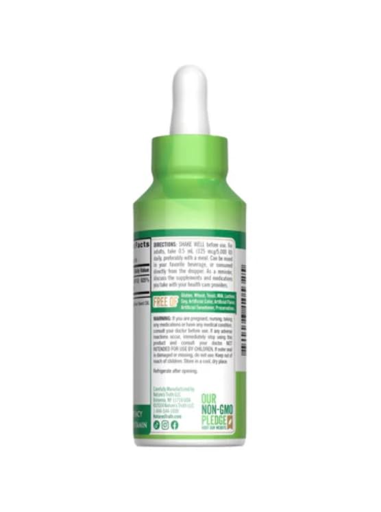 Nature's Truth Vitamin D3 5000 IU Liquid - 2 fl oz, Pack of 4 - image 3