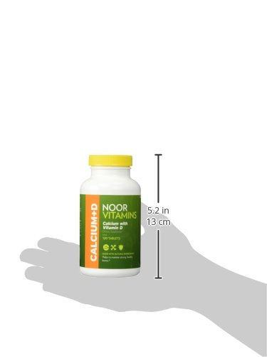 Noor Vitamins Calcium Plus Vitamin D Bone Support - 120 Tablets - image 9